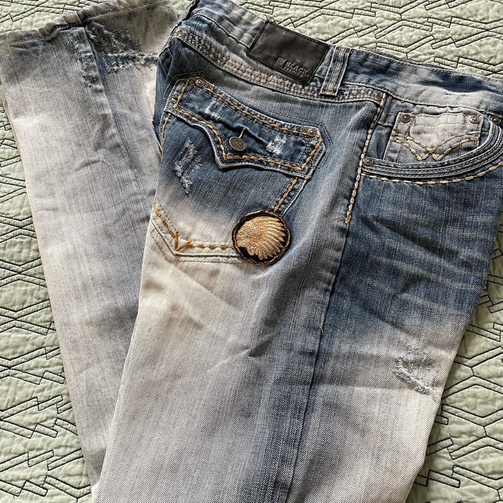 NWOT Black Premium Jeans men’s 34x34 bootcut